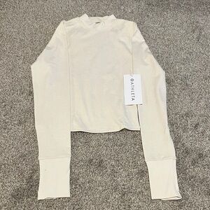 NEW WITH TAGS ATHLETA SOFTLUXE LONG SLEEVE HIGH NECK TOP